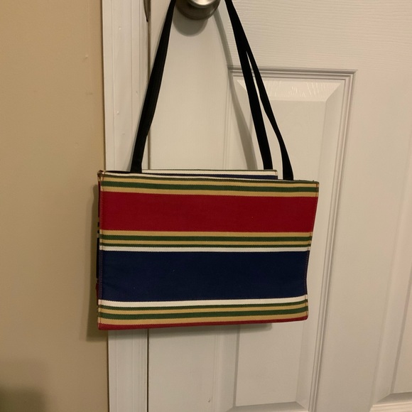 Kate Spade striped vintage handbag - Picture 2 of 6